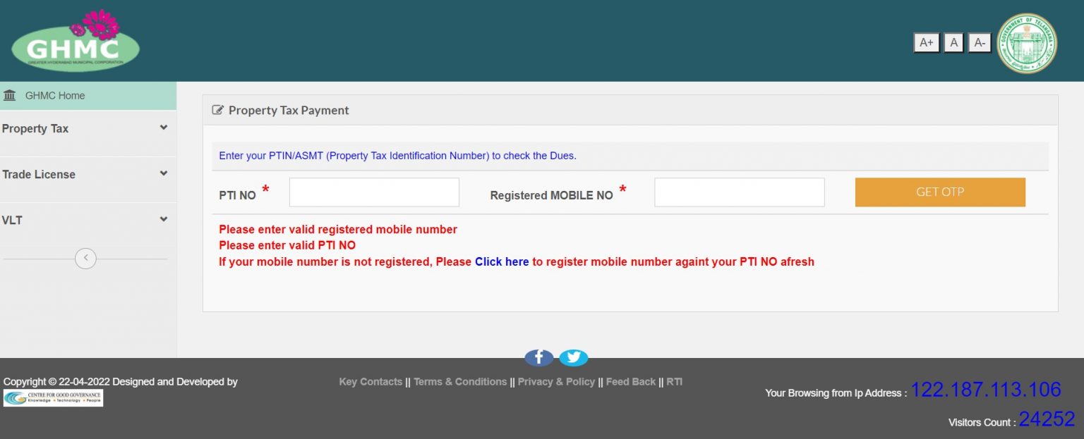 GHMC Property Tax (Hyderabad) Calculation, Payment, Penalty