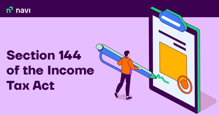Section 144 Of The Income Tax Act