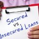 Secured loan vs unsecured loan
