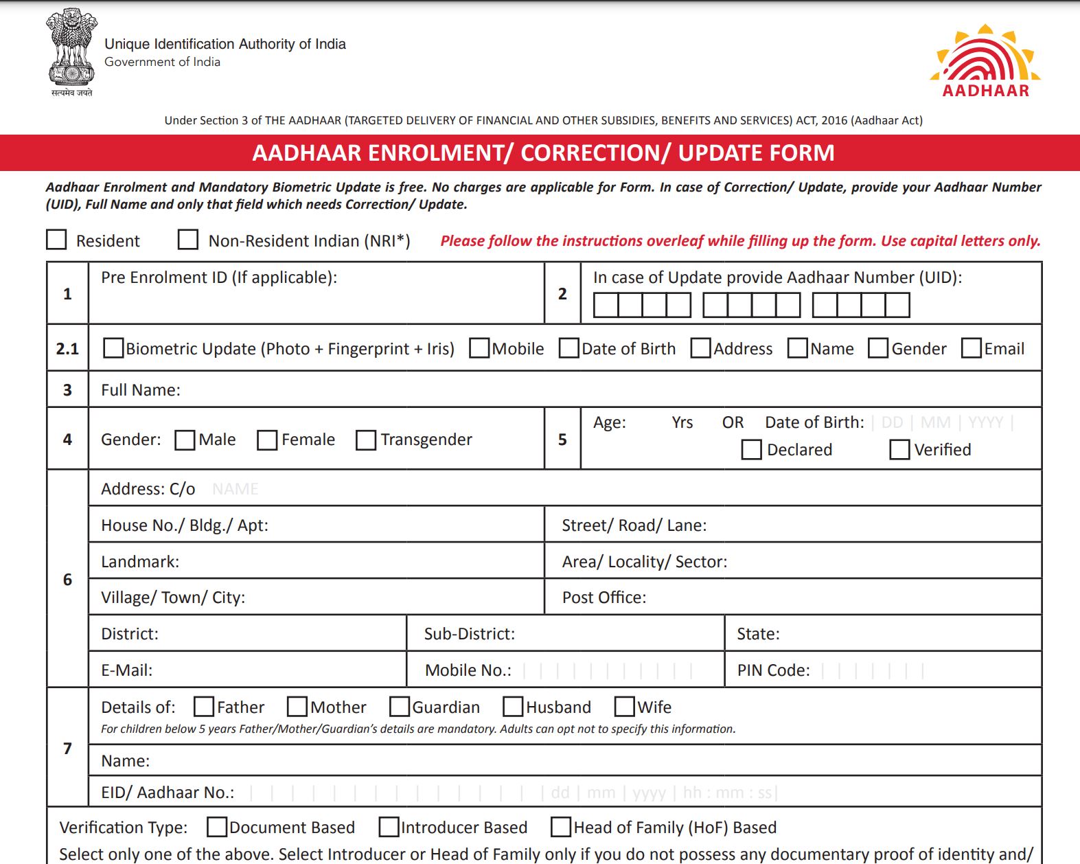 How To Update Mobile Number In Aadhaar Card In India 2023 1188