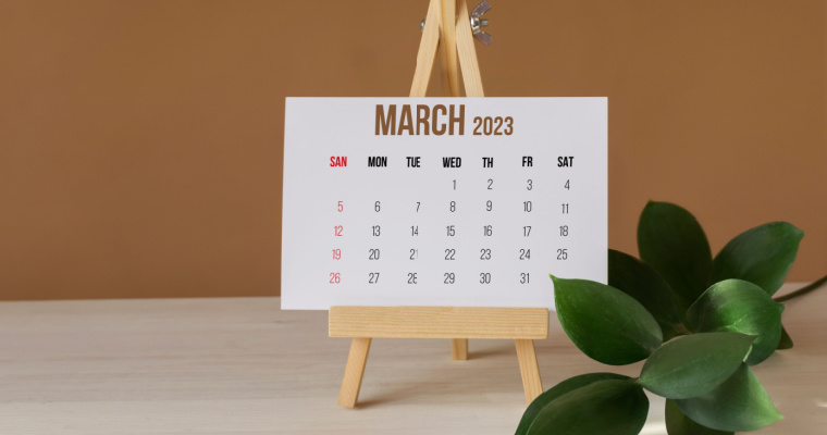 Holidays in March 2023