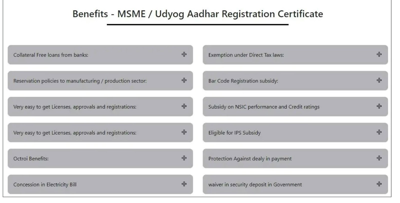 Visit the Official Portal of Udyog Aadhaar