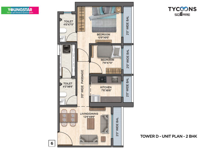 Tycoon Avenue 3 Tower D, Near Birla School, Mumbai Property Listing - Price  List, Overview & Floor Plans