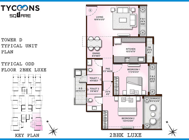 Tycoons Square Kalyan West, 1 & 2 BHK Premium Apartments in Tycoons Square.