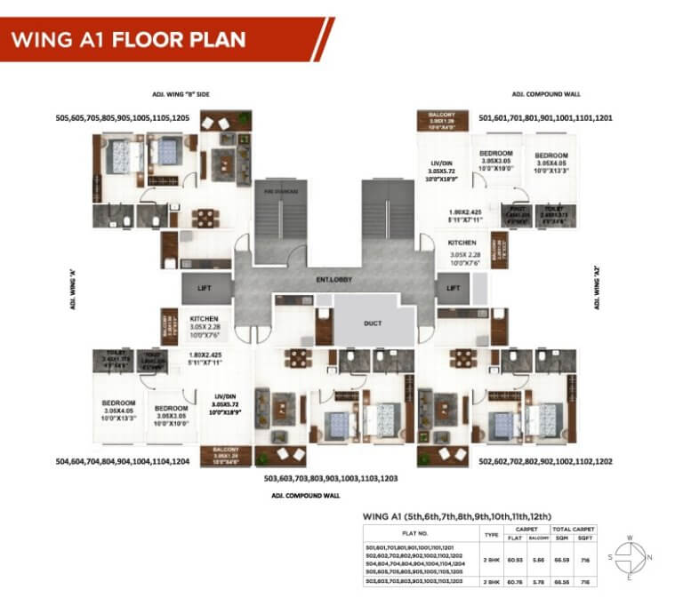 Palaash A1 Floor Plan 2
