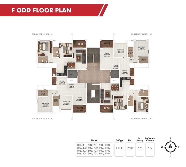 Piccadilly F Odd Floor Plan 1